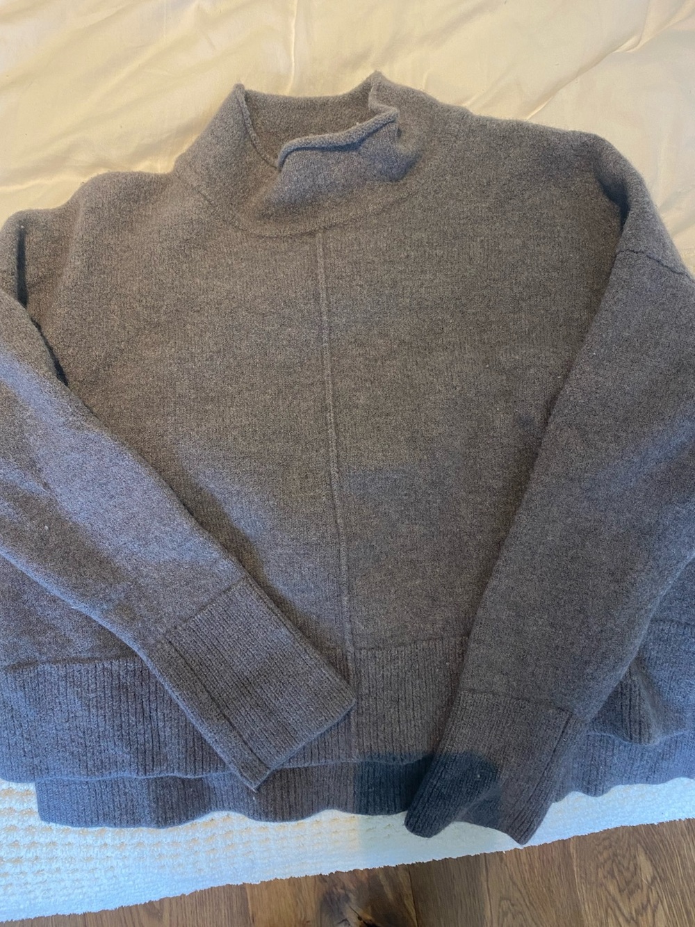 AllSaints women’s gray mockneck  Sweater